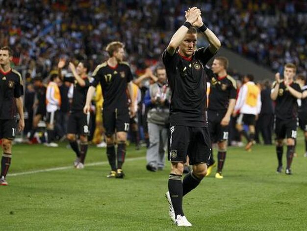 Alemania pone en evidencia a Argetina y obtiene el pase a semifinales. / Reuters