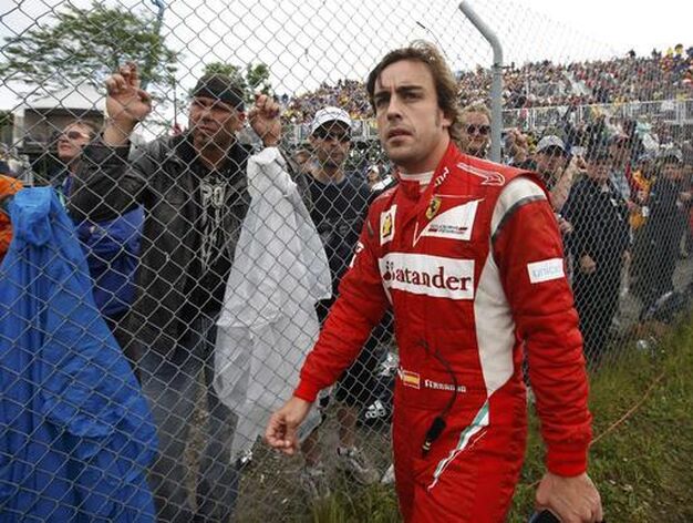 Fernando Alonso no termin&oacute; la carrera en Canad&aacute;.

Foto: Reuters