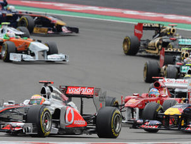 El Gran Premio de Alemania.

Foto: AFP Photo