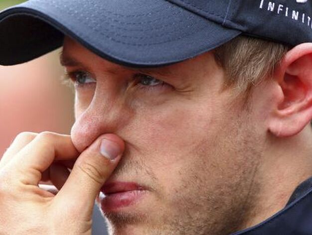 Sebastian Vettel, cuarto en el Gran Premio de Alemania.

Foto: EFE