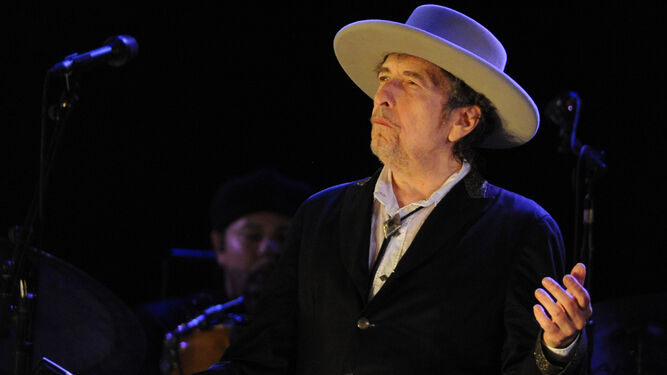 Bob Dylan, en un concierto en 2012.