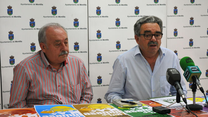 Salvador Córdoba, de la asociación vecinal El Centro, y el concejal José Antonio Bellido.