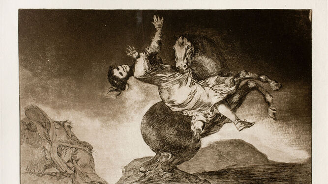 'El caballo raptor' de Goya.