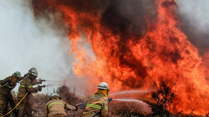 Las imágenes del grave incendio en Portugal