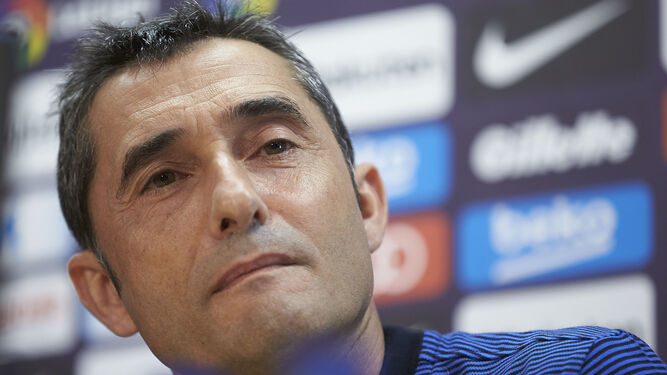 Ernesto Valverde, entrenador del FC Barcelona.