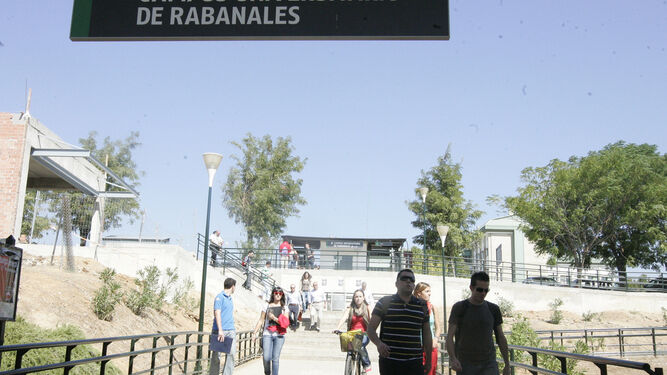 Estación de tren del Campus de Rabanales.
