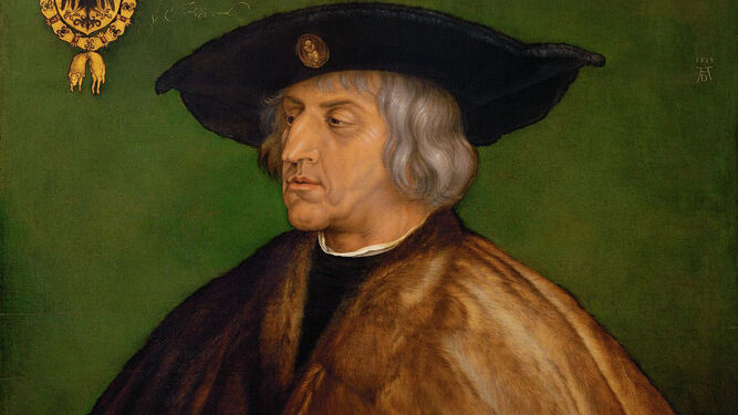 Maximiliano I en retrato de Alberto Durero.