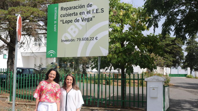 Las delegadas de la Junta Rafaela Crespín y Esther Ruiz.