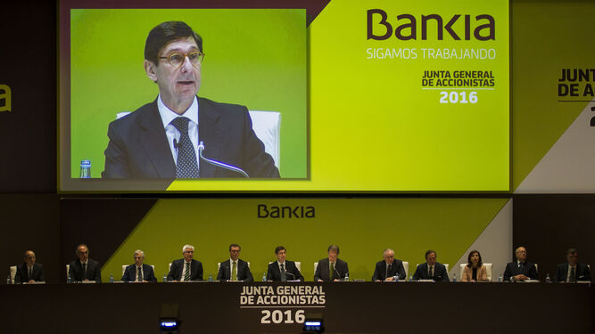 Junta de accionistas de Bankia de 2016.