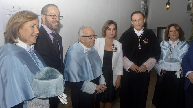 María Rosa, David Luque, Pablo García Baena, Isabel Ambrosio, José Carlos Gómez Villamandos y Carmen Balbuena.