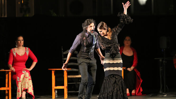 Una de las actuaciones de la pasada Noche del Flamenco en Córdoba.