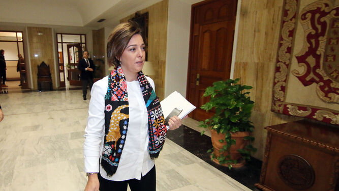 La alcaldesa, Isabel Ambrosio, en una imagen de archivo.