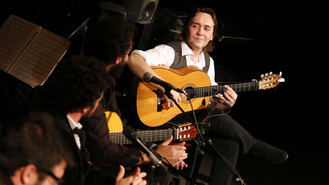 Vicente Amigo, durante un concierto.