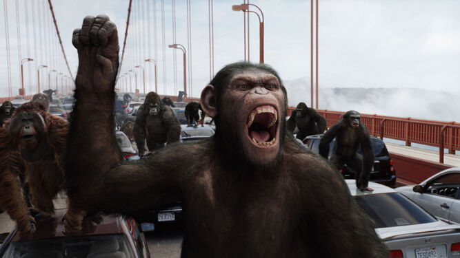 'El origen del planeta de los simios' fue la única película programada en las cadenas de los 18 países del estudio.