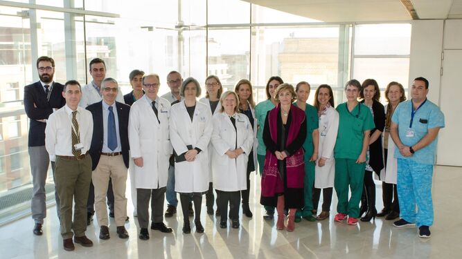 El equipo médico del Gregorio Marañón que ha hecho el trasplante.