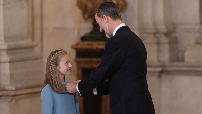 El Rey otorga el Tois&oacute;n de Oro a la Princesa de Asturias