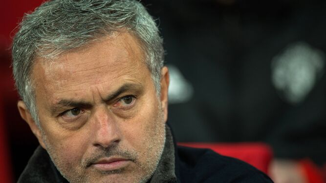 José Mourinho, entrenador del United.