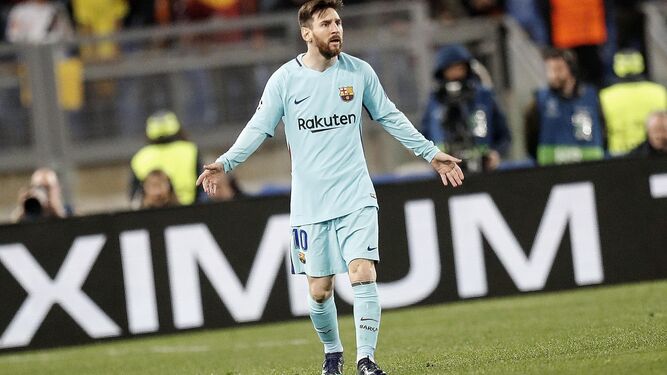 Lionel Messi, en Roma.