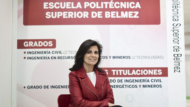 La directora de la Escuela Politécnica Superior de Belmez, Francisca Daza, durante su entrevista concedida 'el Día'.