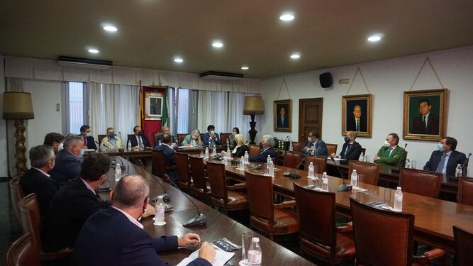 Pleno de la Cámara de Comercio e Industria de Córdoba.
