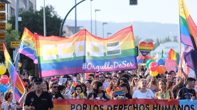 Marcha del Orgullo celebrada en Córdoba el pasado 24 de junio.