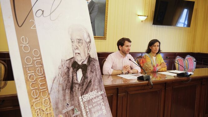 Presentación del programa por el bicentenario de Juan Valera en Cabra.