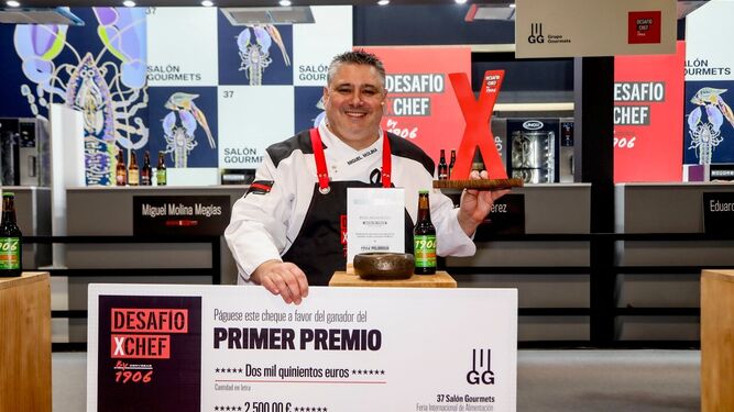 El chef granadino Miguel Molina triunfa en la final nacional del Desafío X Chef de Cervezas 1906