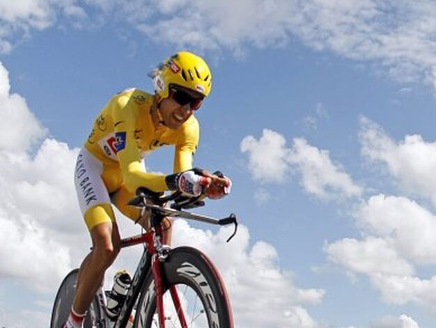 Carlos Sastre, virtual vencedor del Tour de Francia