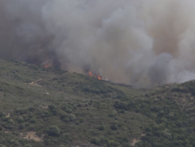 Incendio en Algeciras
