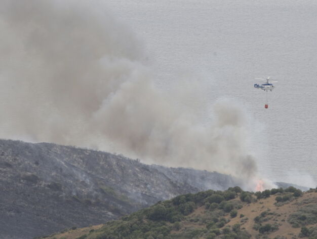 Incendio en Algeciras