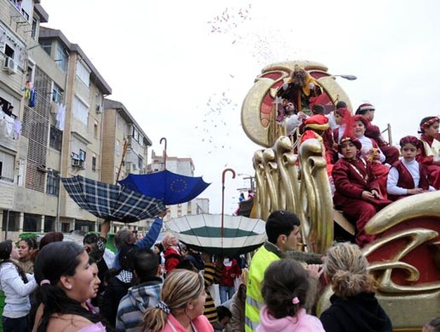 Los Reyes Magos en el Pol&iacute;gono Sur. / Juan Carlos V&aacute;zquez