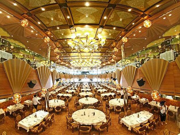 El gigantesco y lujoso restaurante.

Foto: Julio Gonzalez
