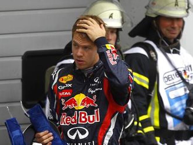 Sebastian Vettel, cuarto en el Gran Premio de Alemania.

Foto: Reuters