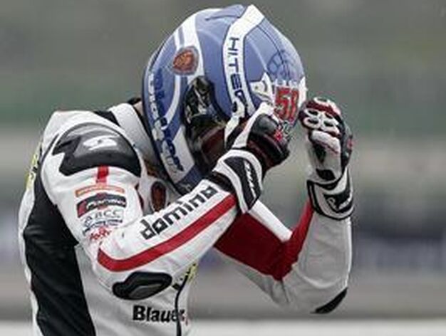 Pirro, ganador de la carrera de Moto2

Foto: EFE