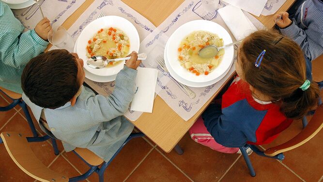 La educación alimentaria en los centros escolares es uno de pilares de la ley.