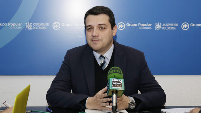 José María Bellido ayer, durante la rueda de prensa.