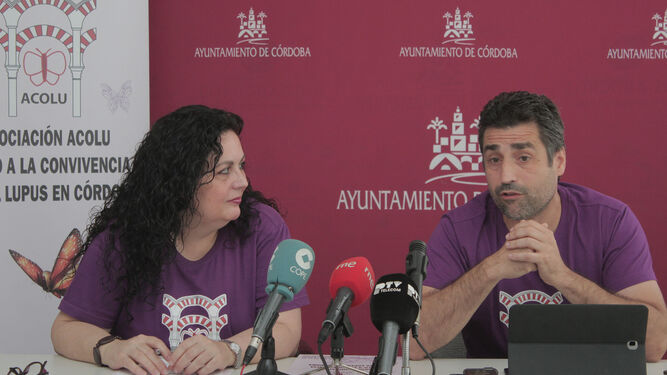 Ruiz y Del Castillo ayer, en el Ayuntamiento.