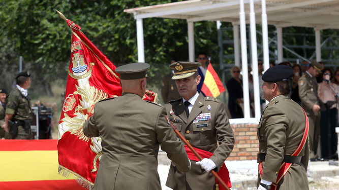 El general Aroldo Lázaro toma posesión como jefe de la Brigada Guzmán el Bueno X.
