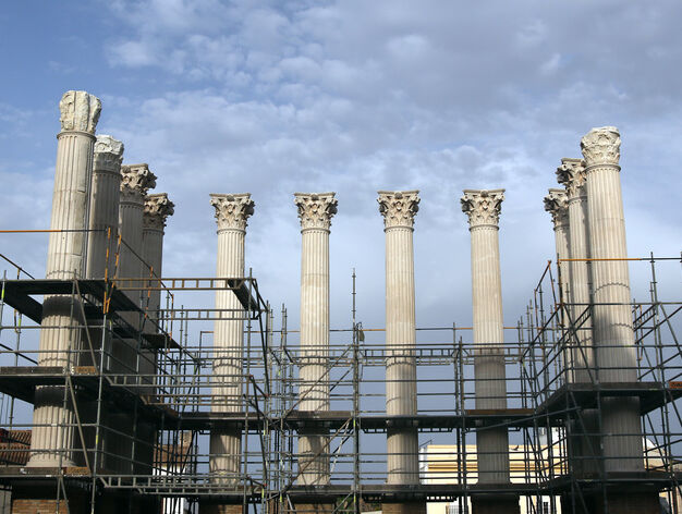 Terminada la primera fase de restauraci&oacute;n del Templo Romano