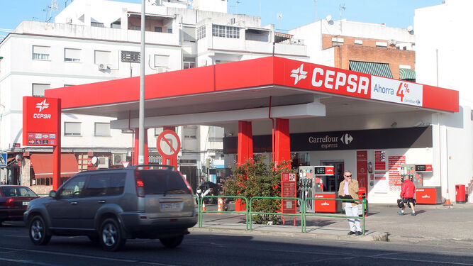 Gasolinera ubicado en el barrio de Cañero.