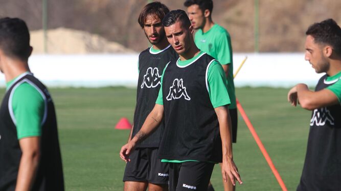Javi Soler, junto a Sergi Guardiola, en una sesión en Benahavís.