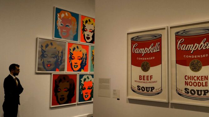 Las sopas Campbell's y retratos pop de Marilyn.