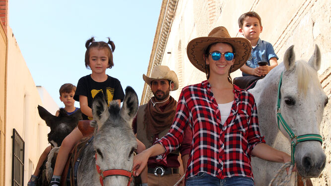 Los niños son también protagonistas del Almeria Western Film Festival.