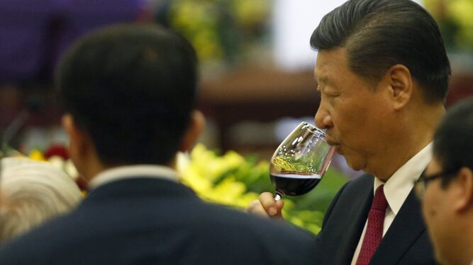 Xi Jinping, ayer en Hanoi.