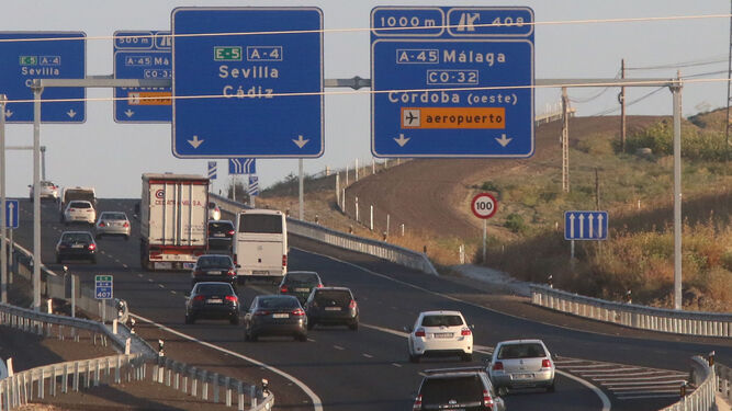 Tráfico en una de las salidas de Córdoba capital.