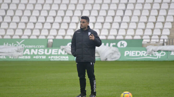 Jorge Romero en un entrenamiento.