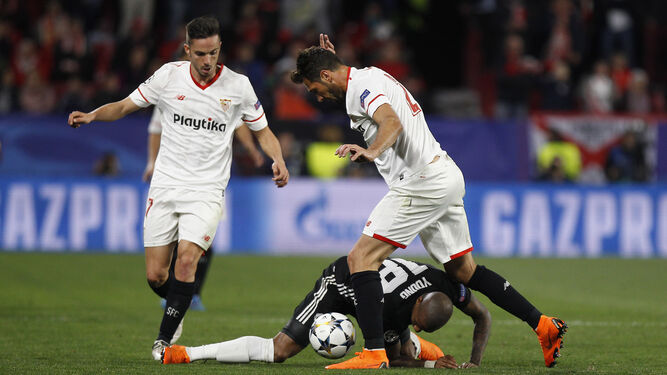 Las im&aacute;genes del Sevilla-Manchester United de Champions
