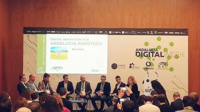 Presentación de Andalucía Agrotech en la Andalucía Digital Week, ayer.