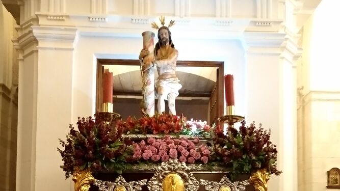 Cristo Amarrado a la Columna, Santaella. Fotograf&iacute;a: Crist&oacute;bal R&iacute;o