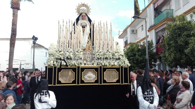 Virgen de los Dolores, Palma del R&iacute;o. Fotograf&iacute;a: Rafael Morales.